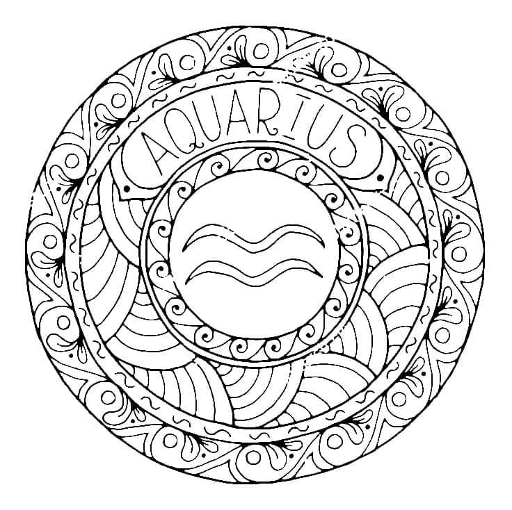 Aquarius Mandala