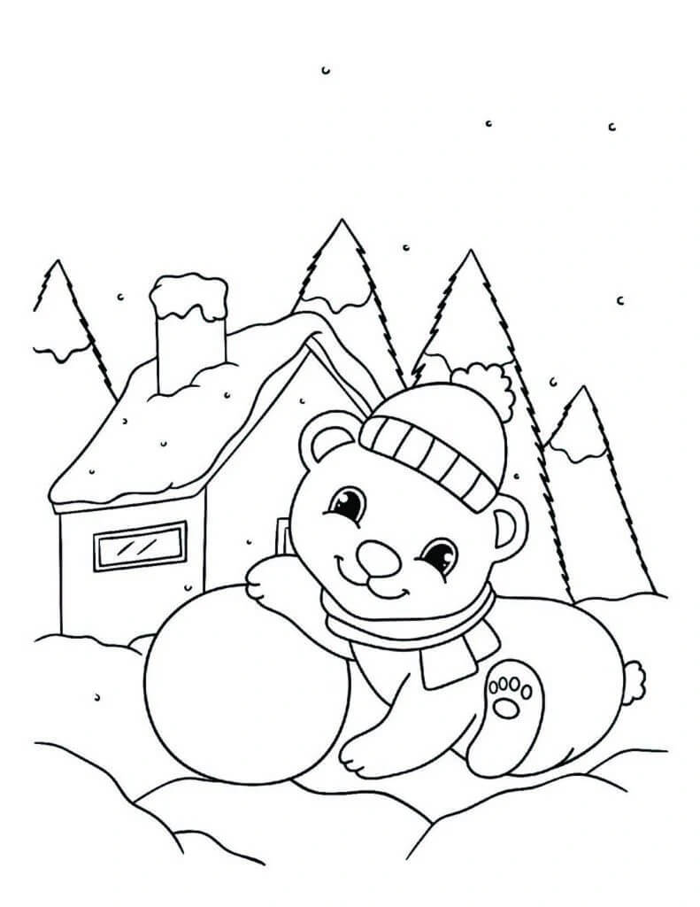 Bayi Beruang Kutub Tersenyum