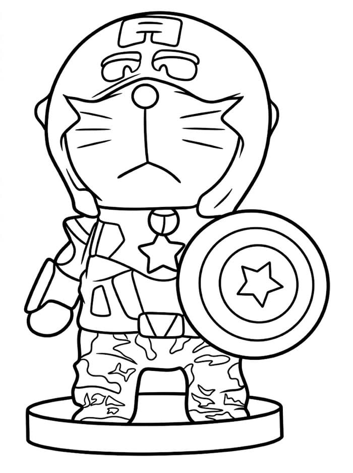 Kapten Amerika Doraemon