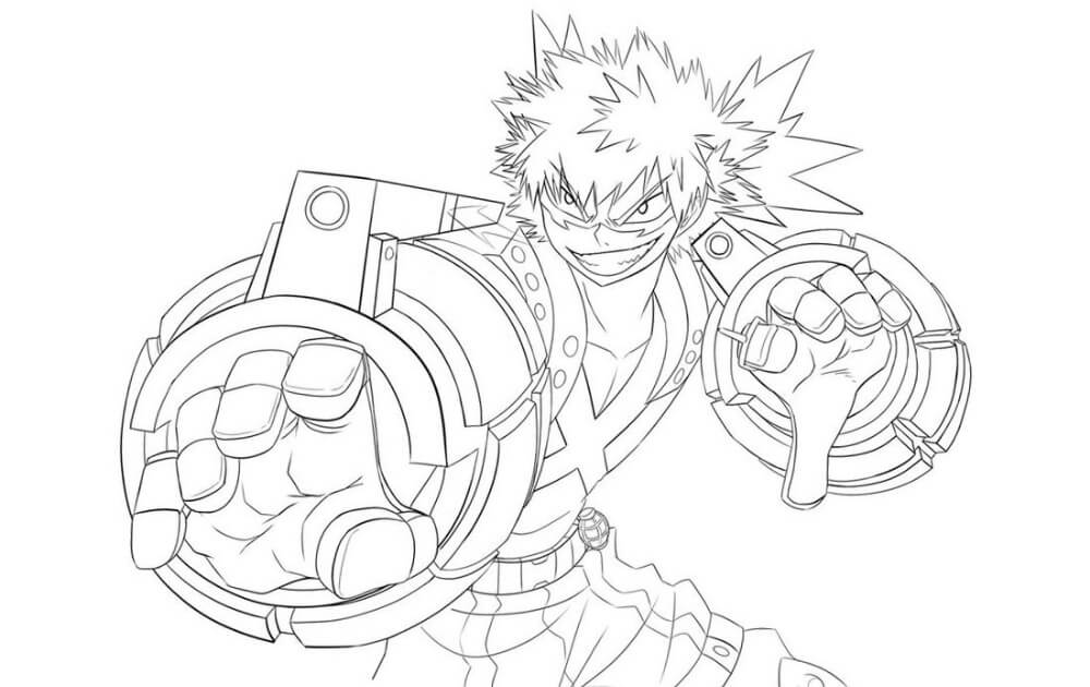 Katsuki Bakugo Tertawa