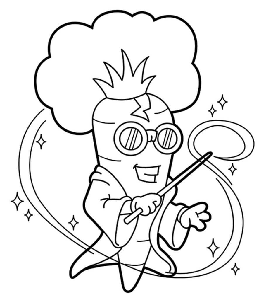 Wortel Penyihir Kartun