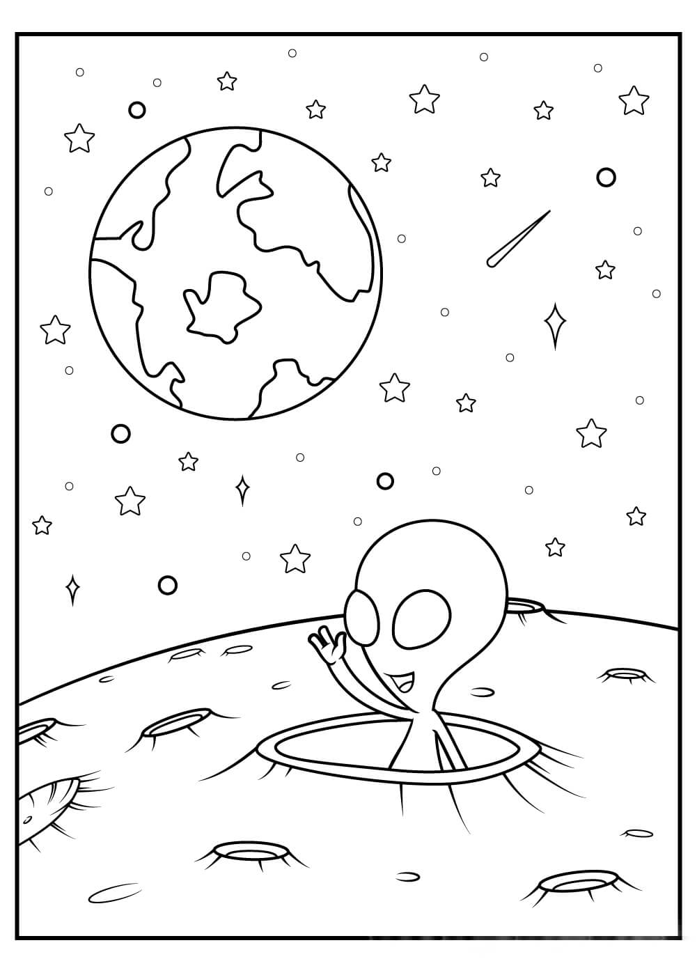 Alien Mengucapkan Halo Bumi