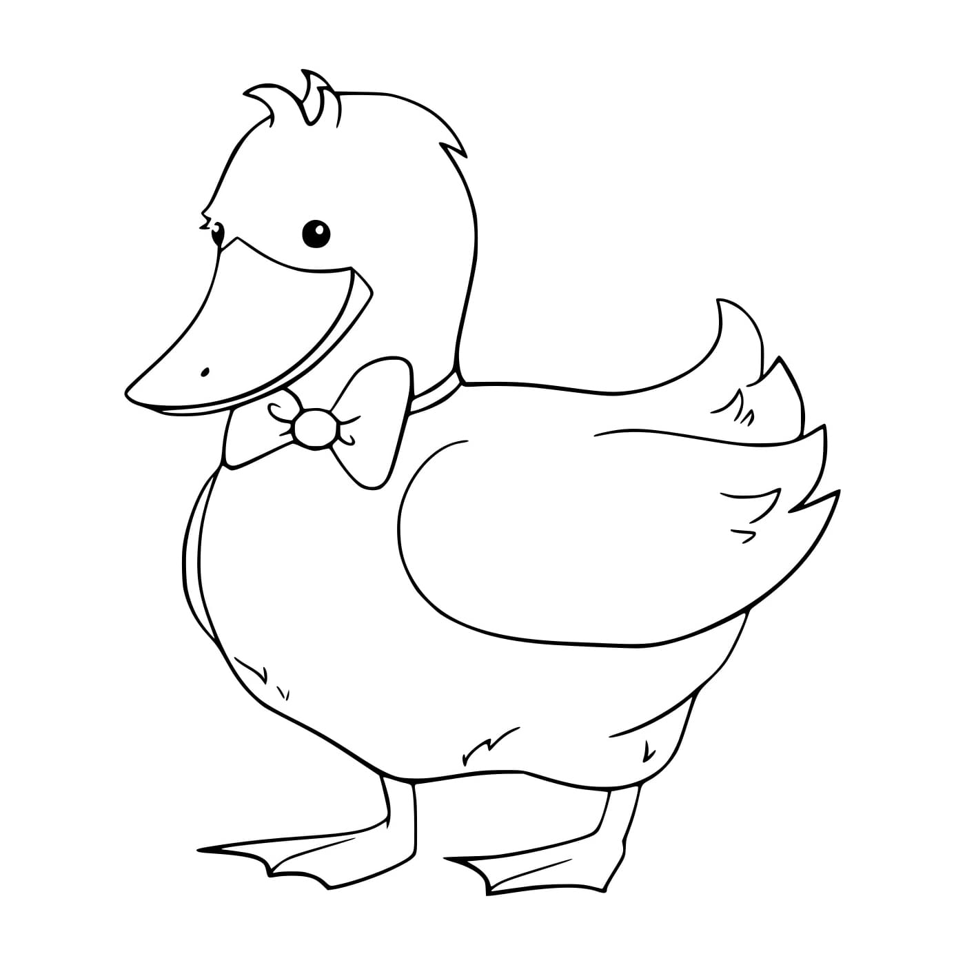 Bebek dengan Simpul Pita