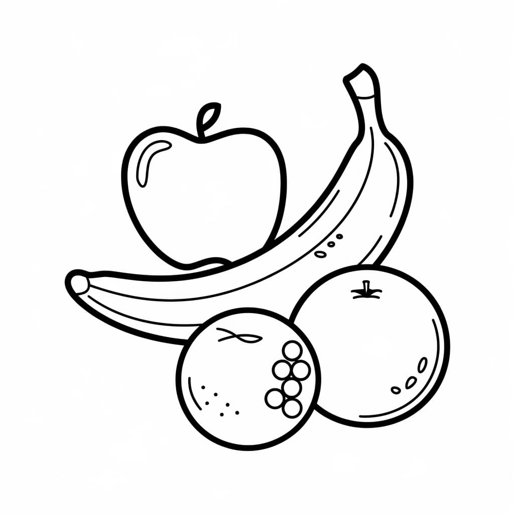 Bentuk buah sederhana