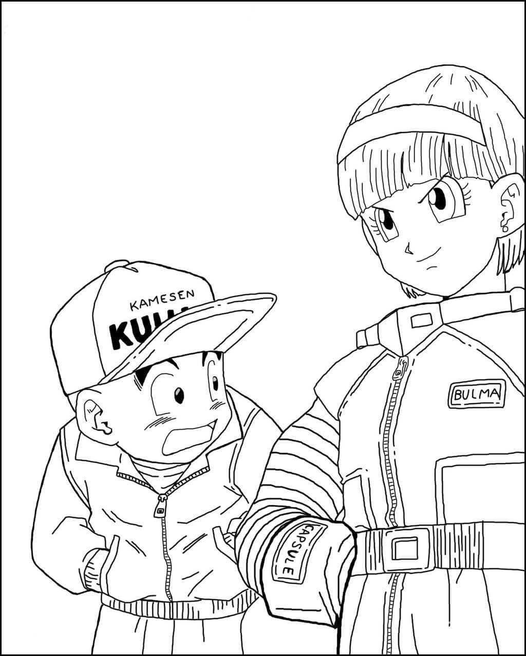 Bulma dan Krillin