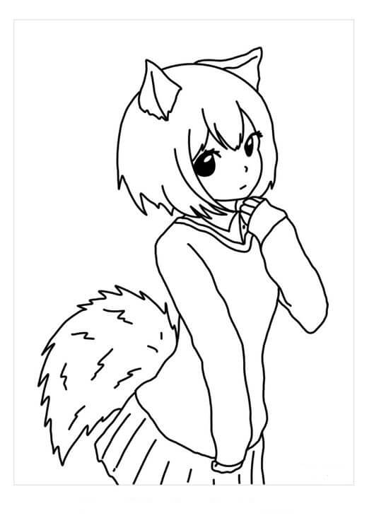 Gadis Serigala Yang Lucu