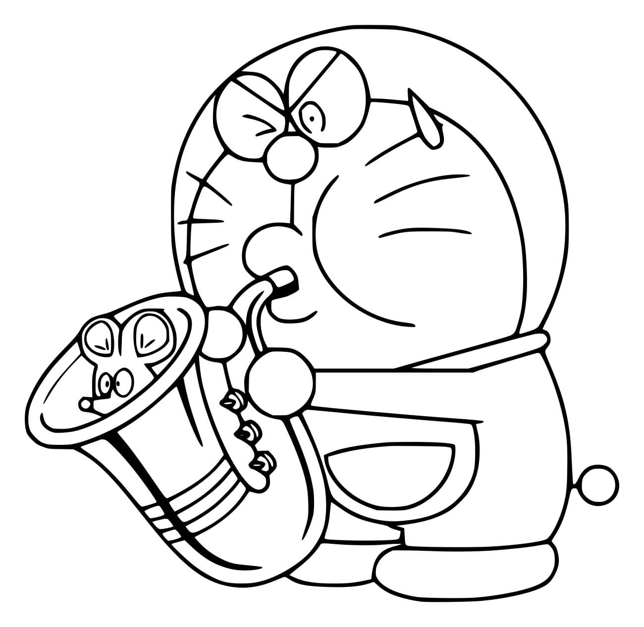 Doraemon Bermain Tabung