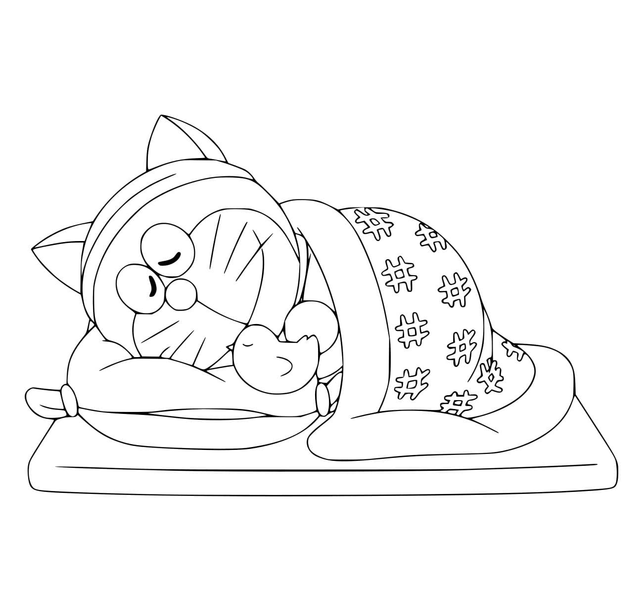 Doraemon Sedang Tidur