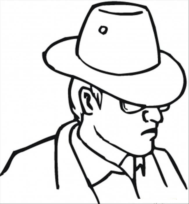 Menggambar Pria Membawa Pria