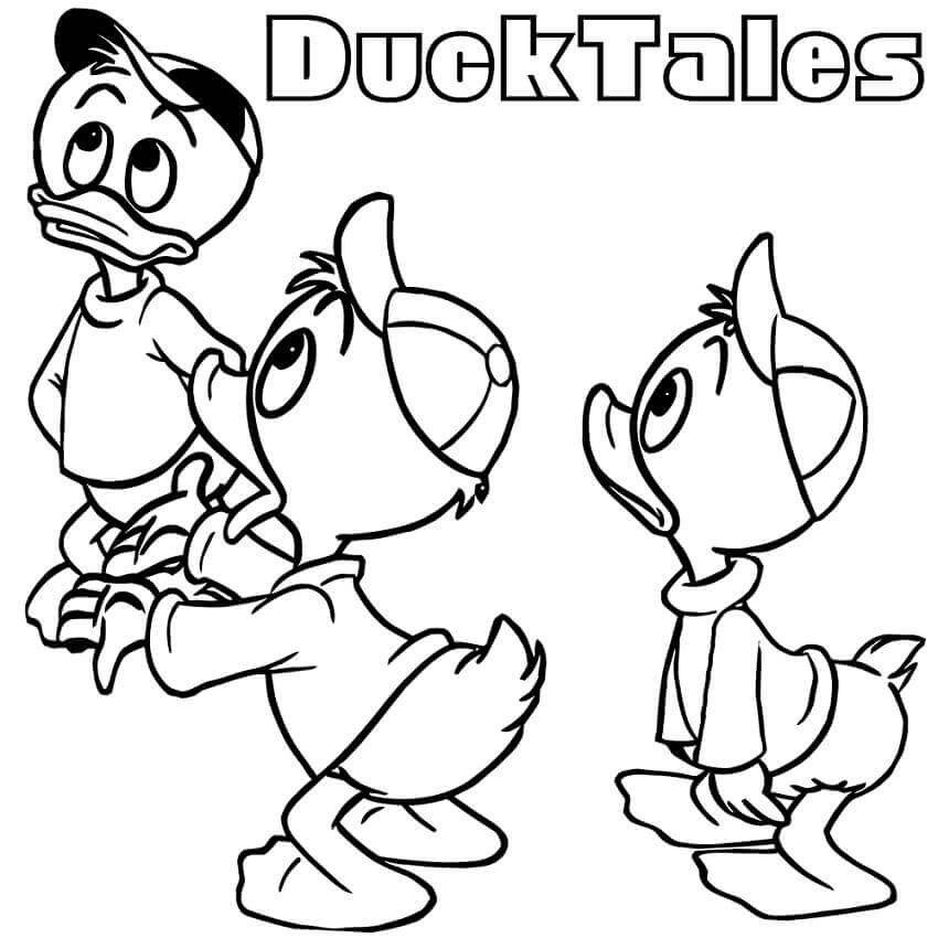 Ducktales Kwik, Dewey dan Louie