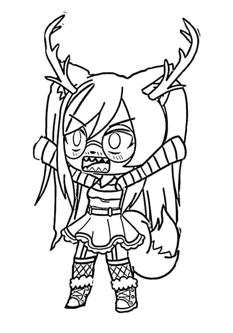 Gadis Kehidupan Gacha yang Marah