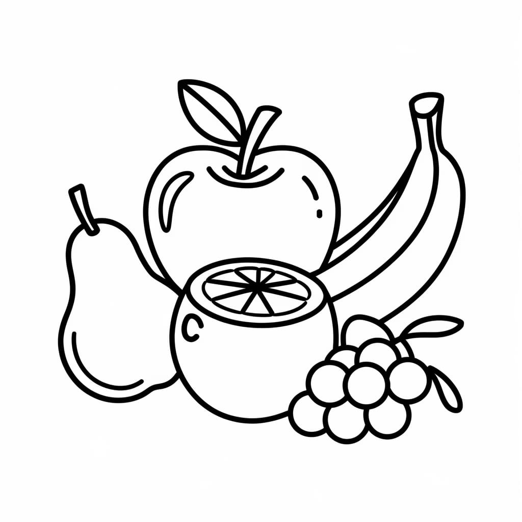 Gambar Buah Sederhana