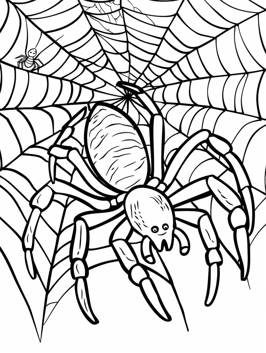 Gambar laba-laba besar