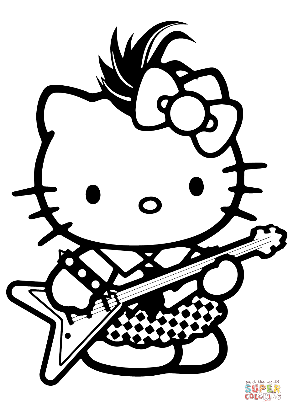 Hello Kitty Rockstar