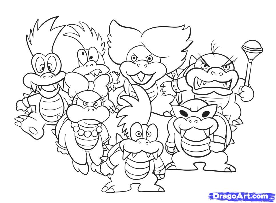 Iggy Koopa dan Karakter Mario Lucu
