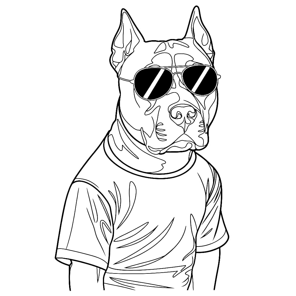 Kartun Anjing Pitbull