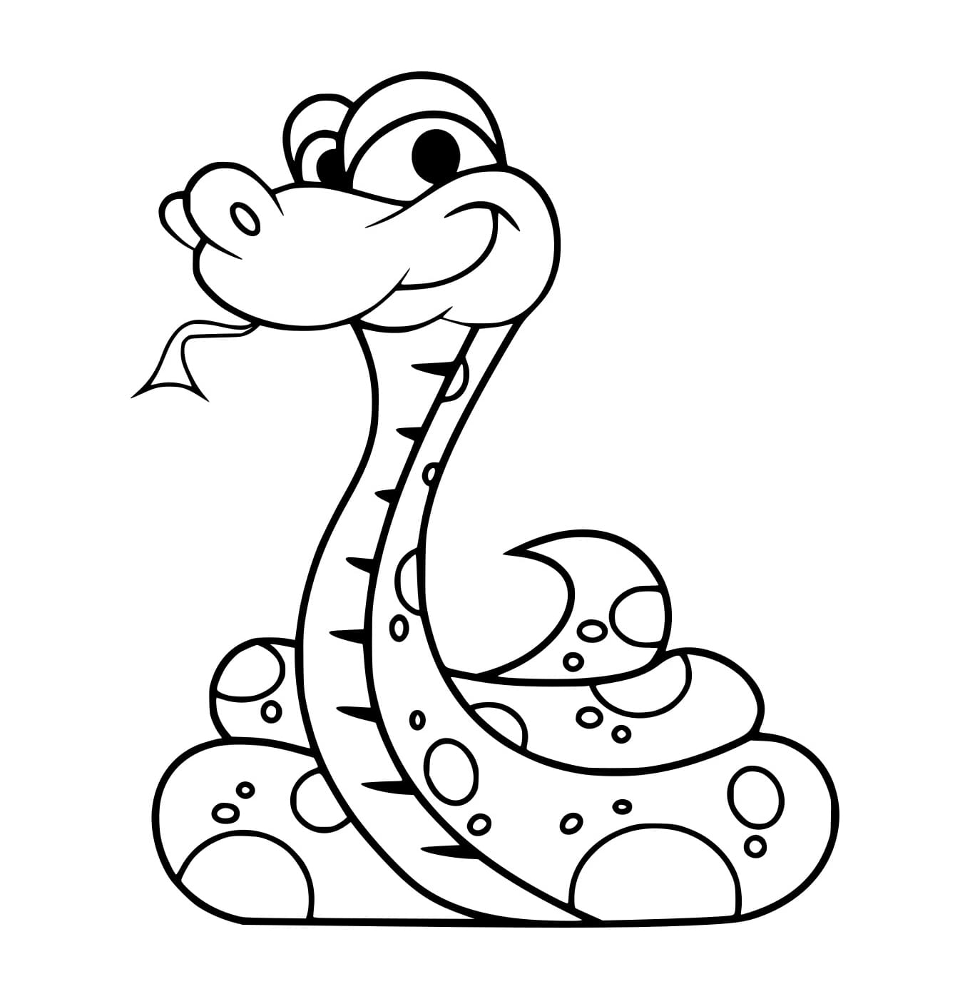 Kartun Ular Melingkar