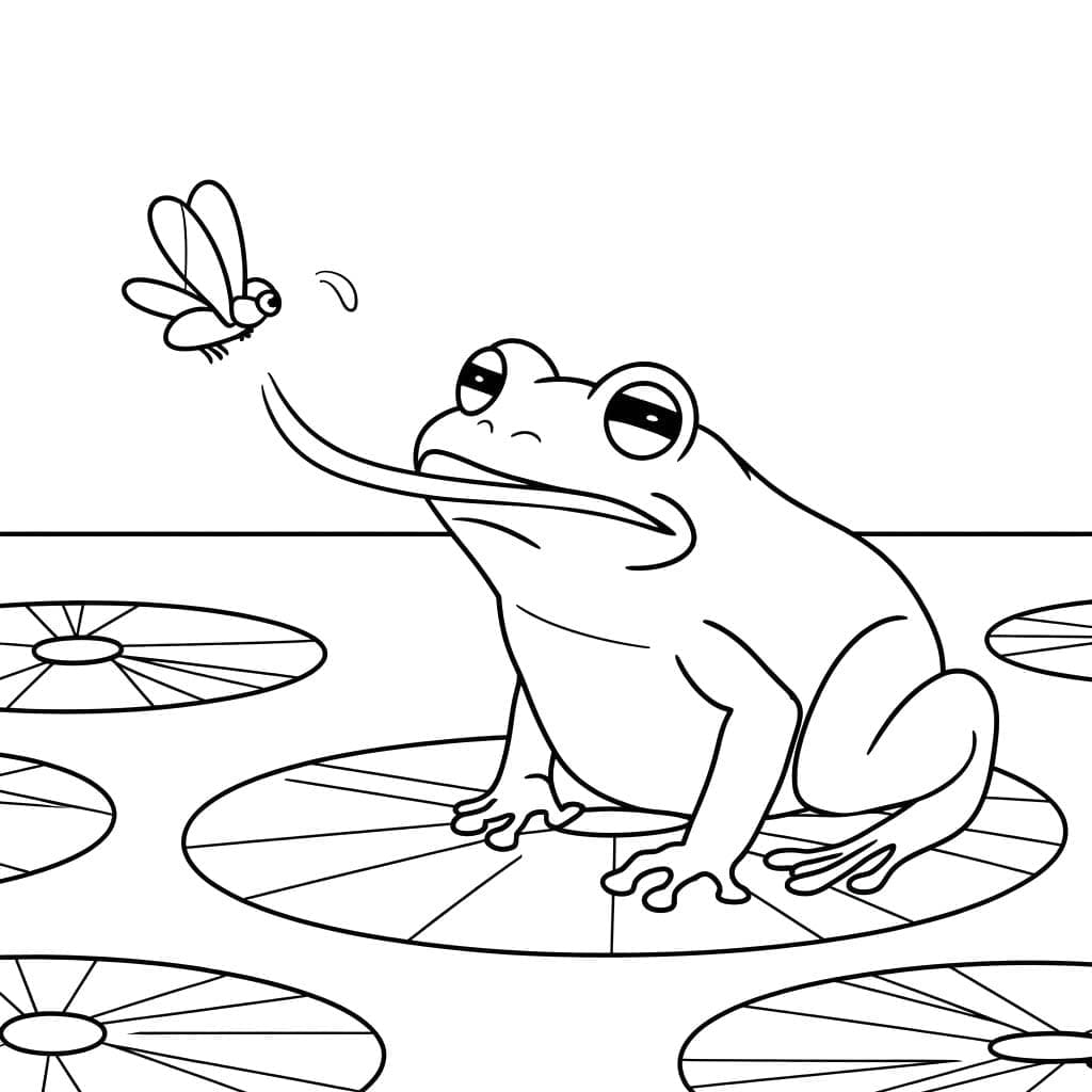 Katak Menangkap Lebah