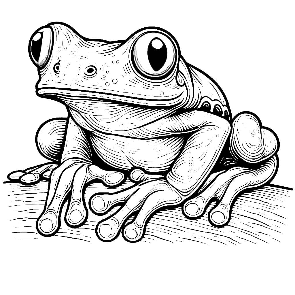 Kodok Pohon Bermata Merah