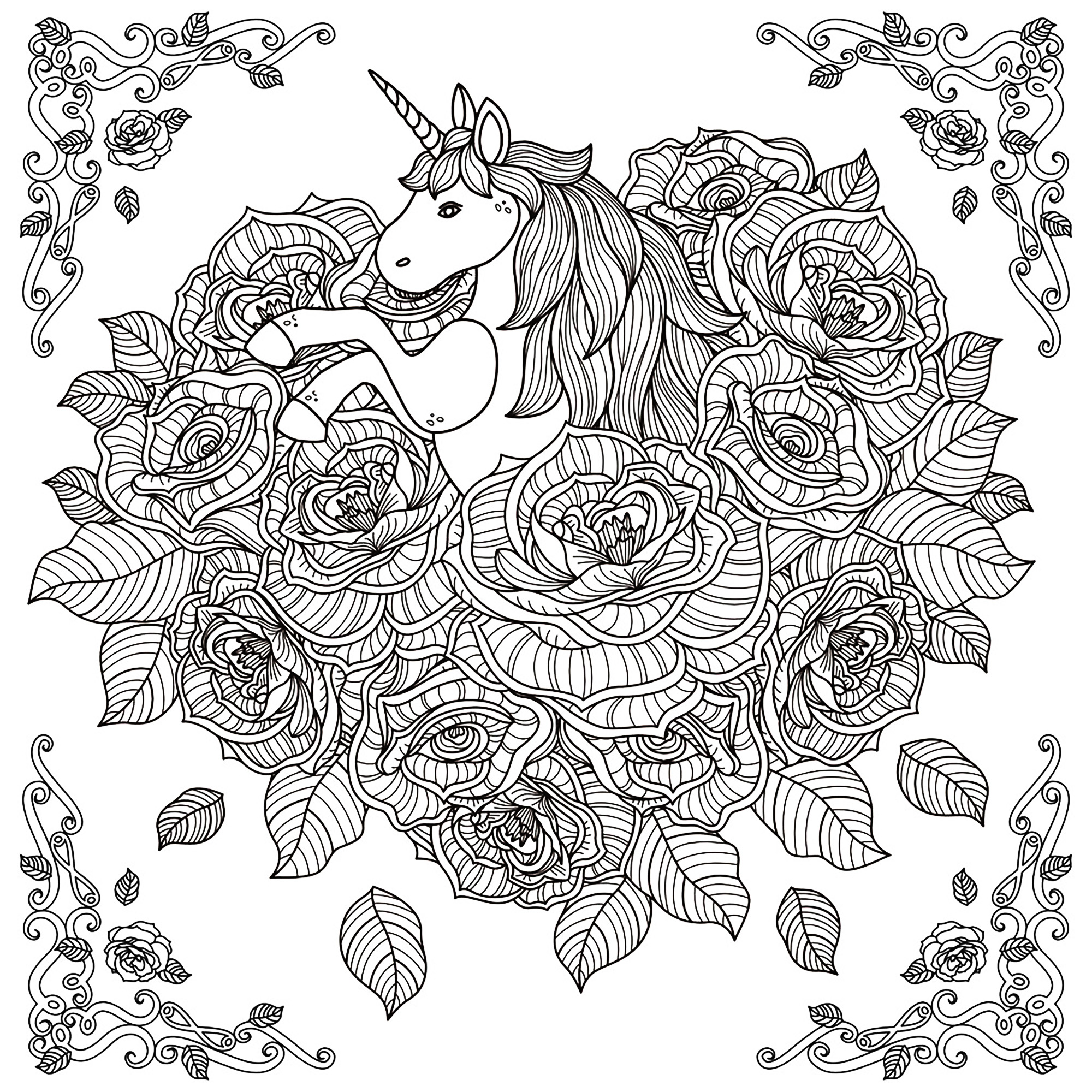Mandala Unicorn