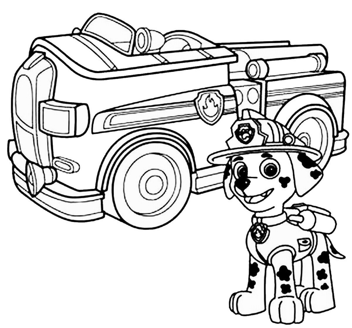 Marshall Puppy dengan Firetruck-nya