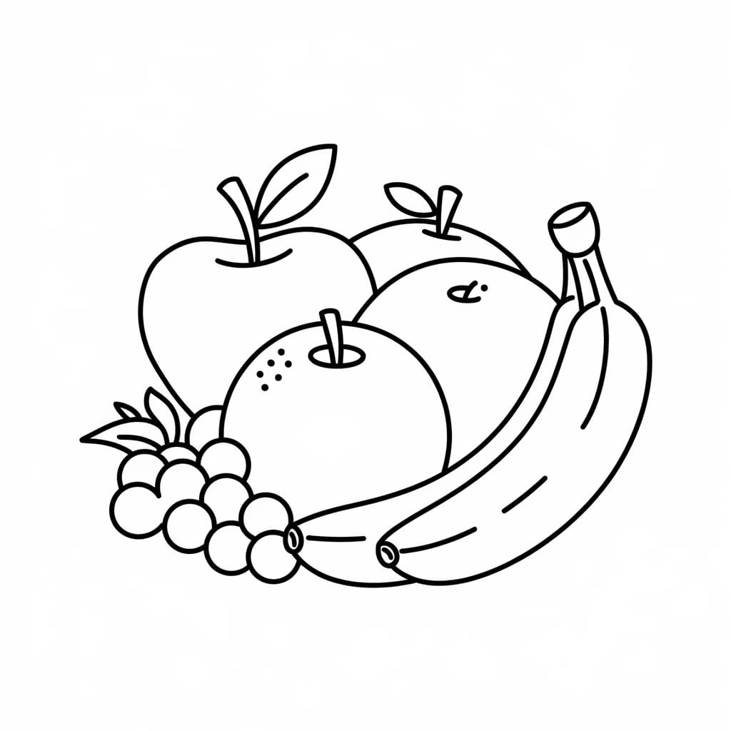 Menggambar Buah Dasar