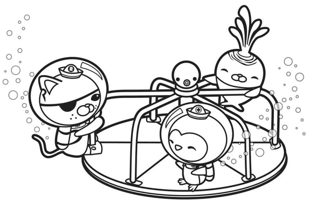 Octonauts Memainkan Roda