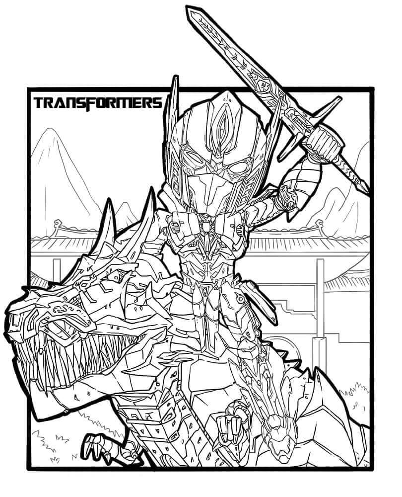 Optimus dan Grimlock