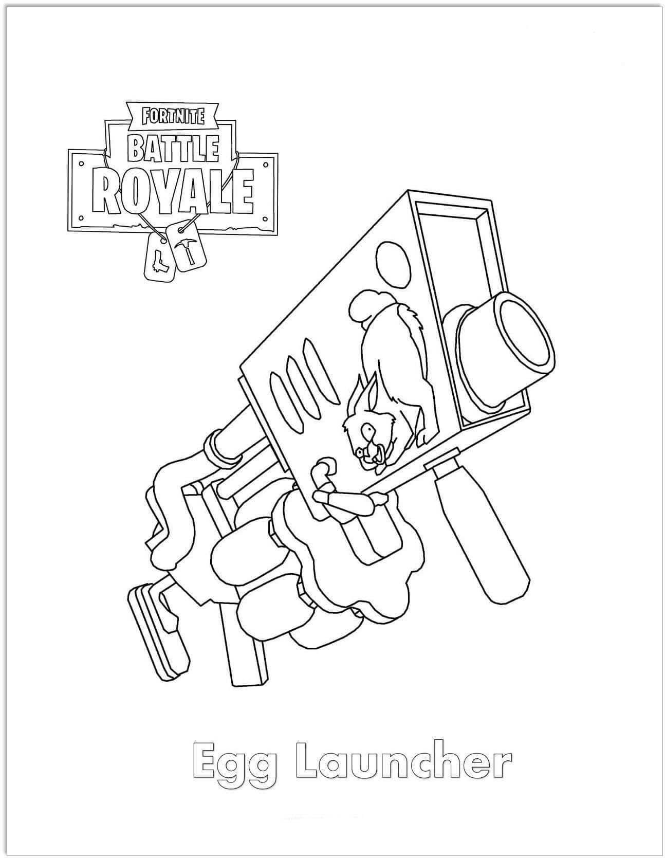 Pelancar Telur Fortnite