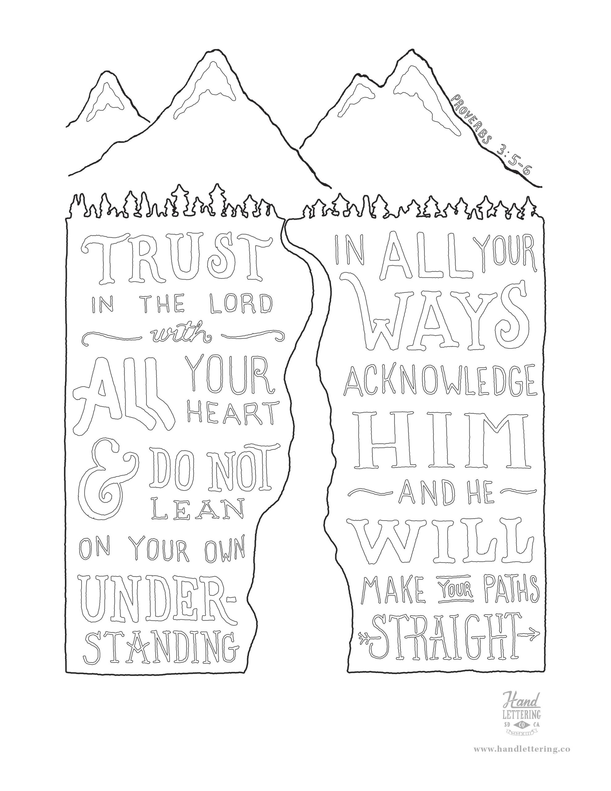 Percayai Teks dengan Gunung