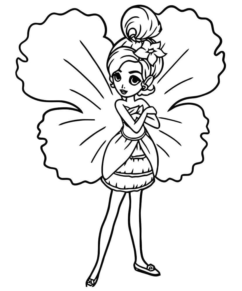 Peri dengan sayap unik