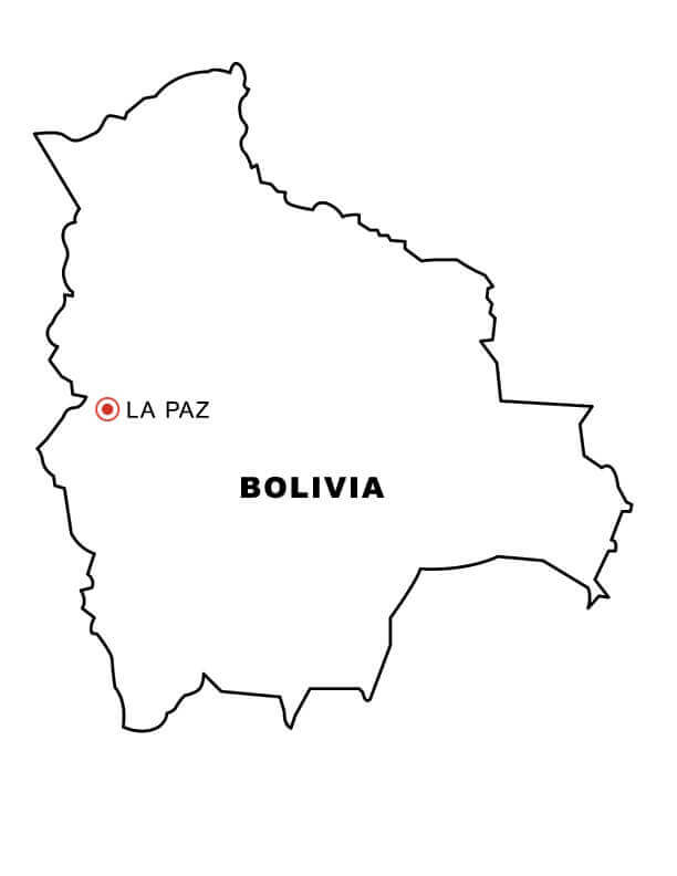 Peta Bolivia