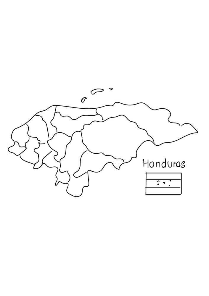 Peta Honduras