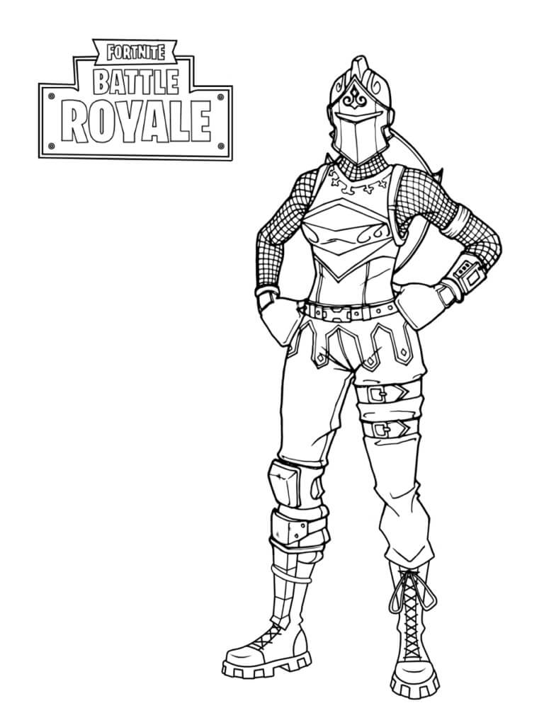 Royale Pertempuran Fortnite Ksatria Merah