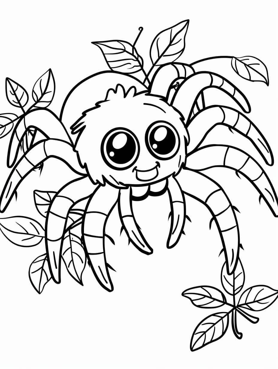 Senyum lucu laba-laba