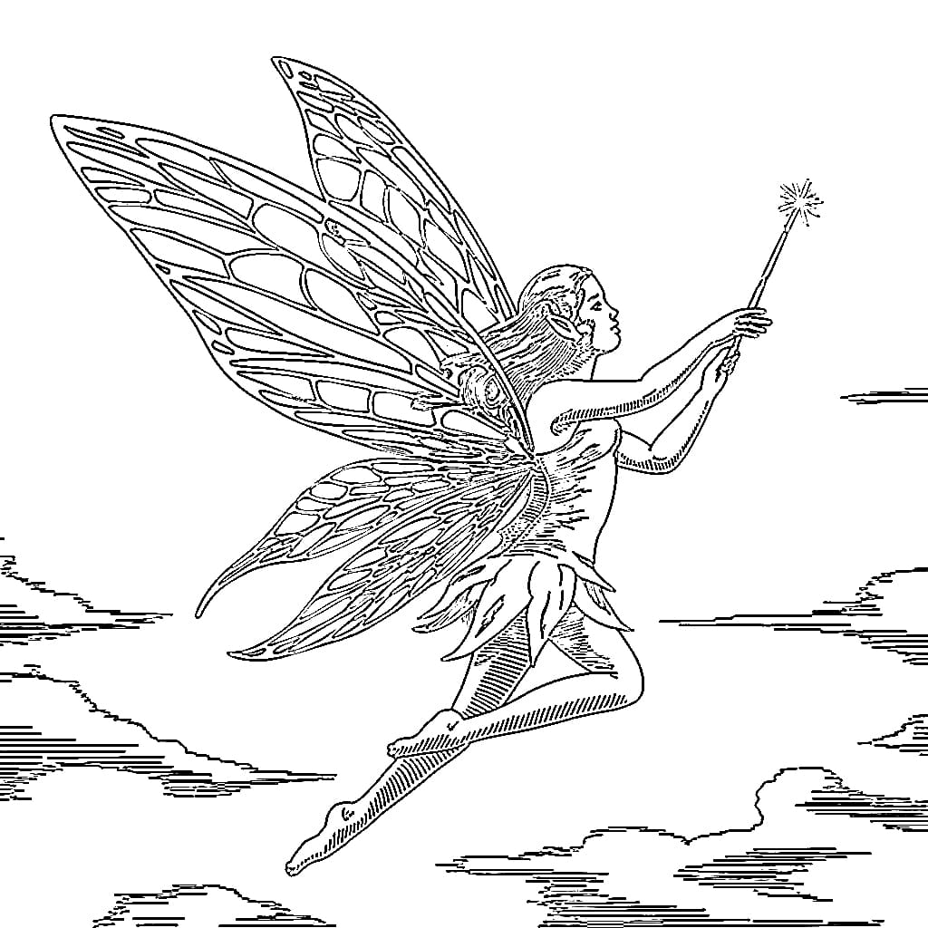 Sketsa Peri di Langit