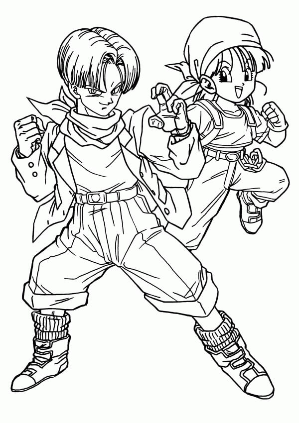 Trunks dan Bulma Kecil