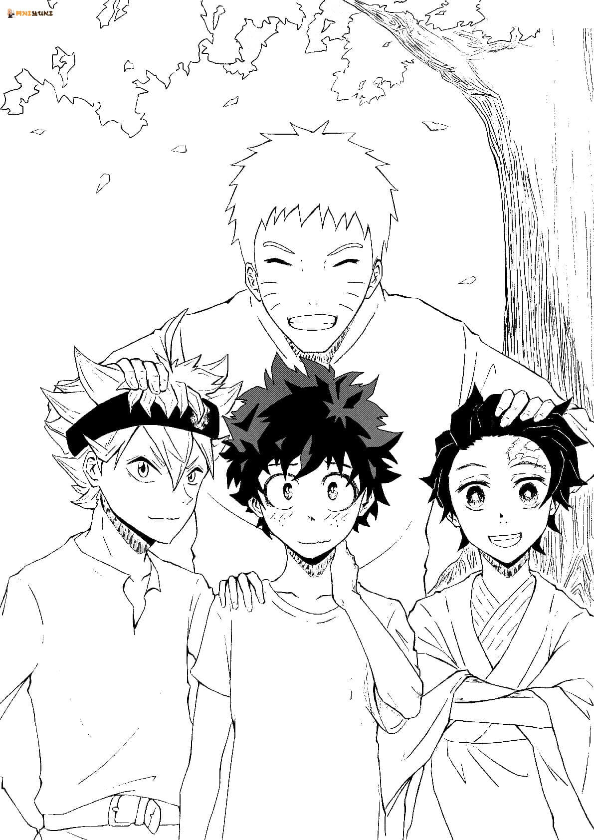 Deku dan Teman-Teman