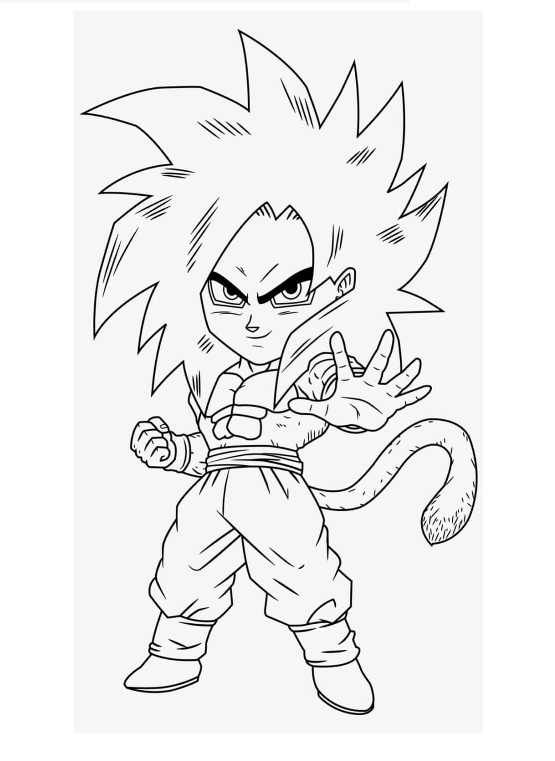 Chibi Goku Super Saiyan Xeno