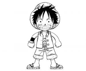 Chibi Luffy Lucu