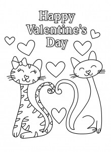 Dua Kucing Valentine