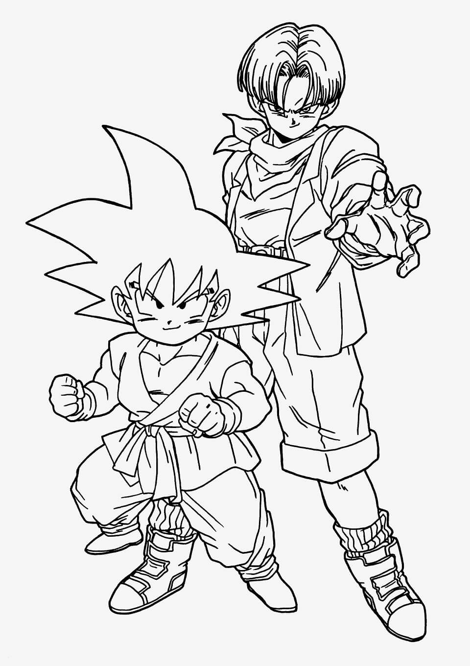 Goten dan Trunks Tersenyum