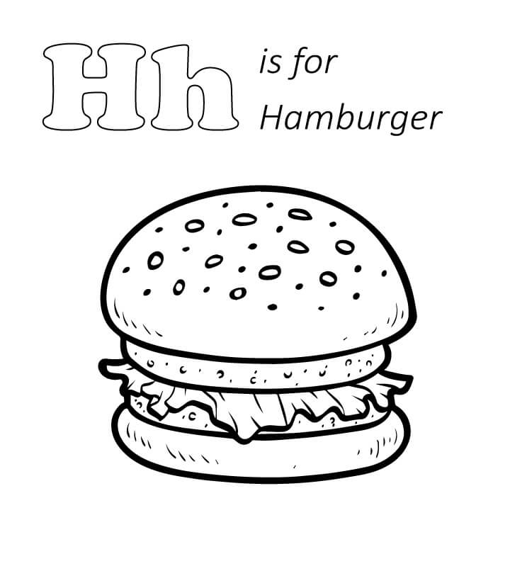 H untuk Hamburger