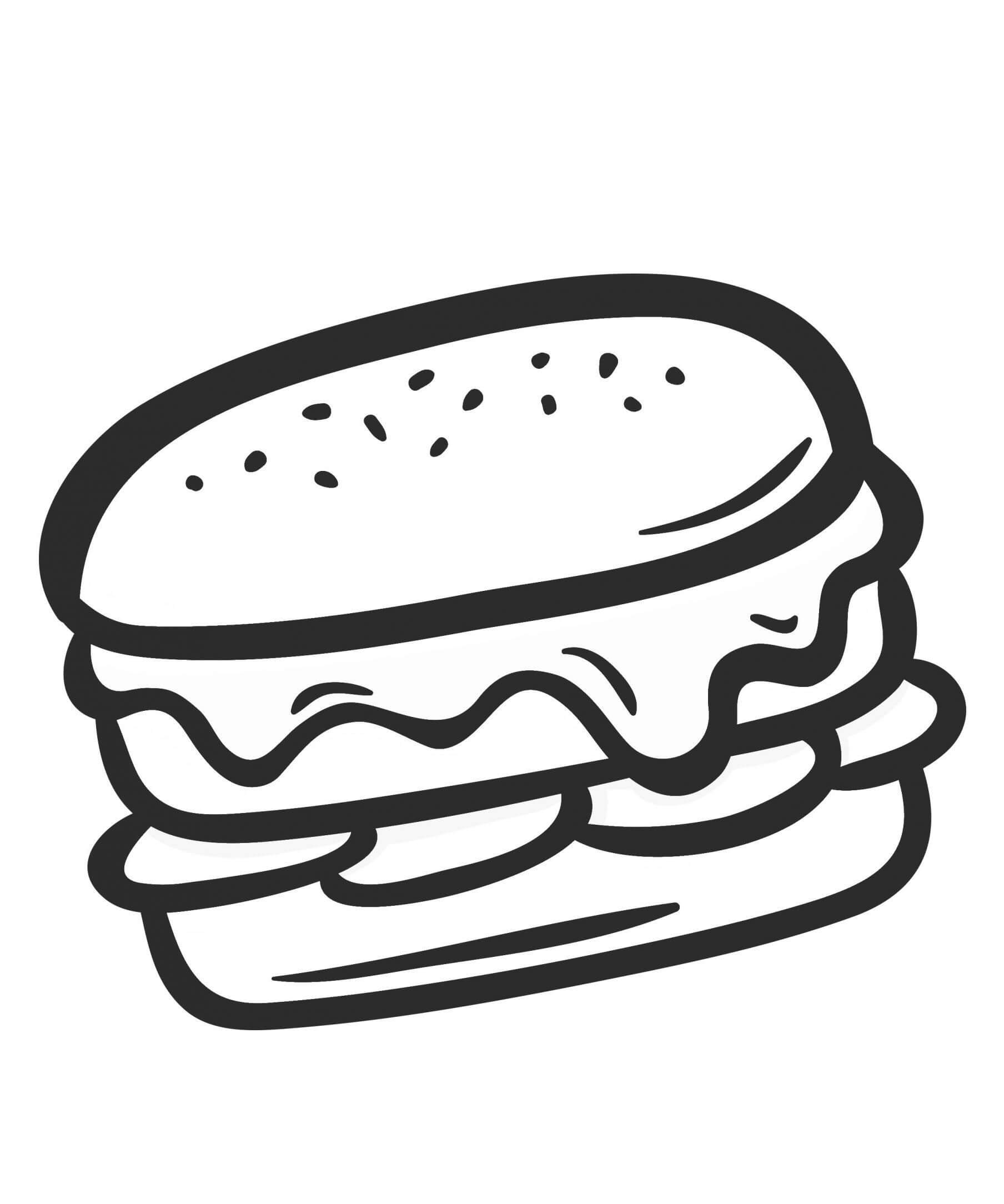 Hamburger Menggambar
