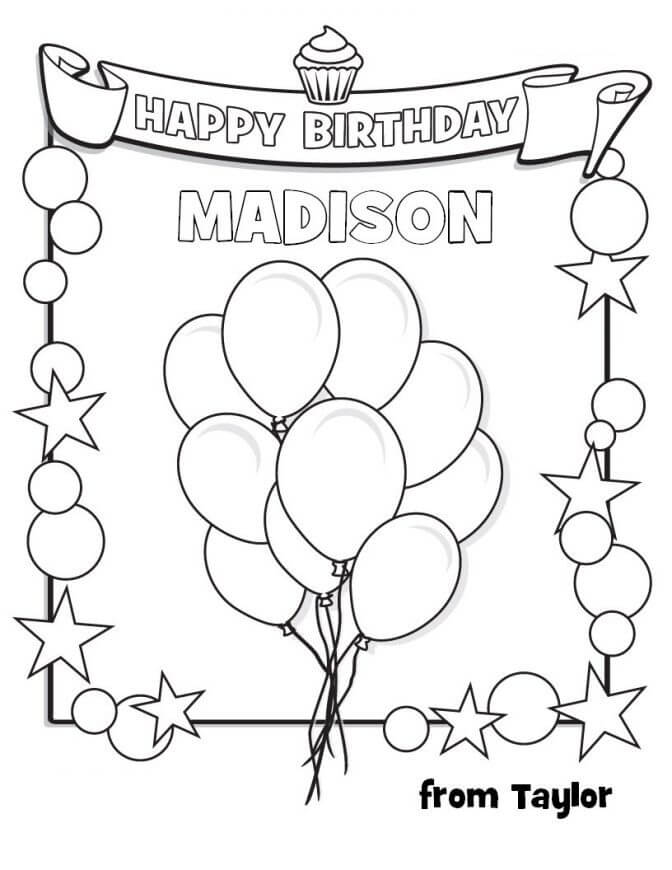 Selamat Ulang Tahun Madison