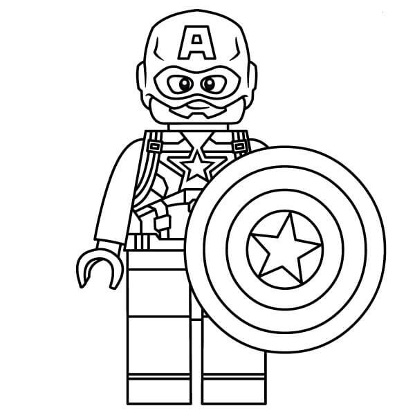 Kapten Lego America Tersenyum
