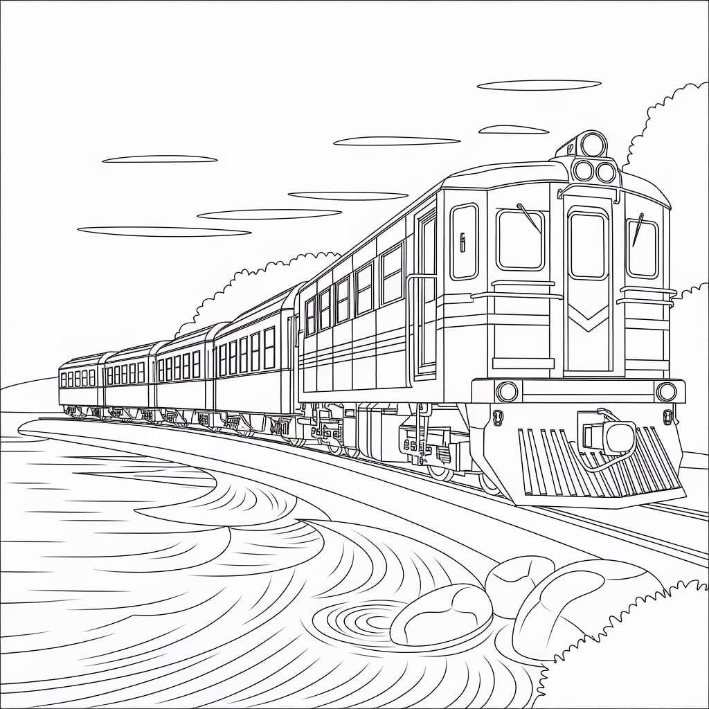 Kereta di sebelah sungai