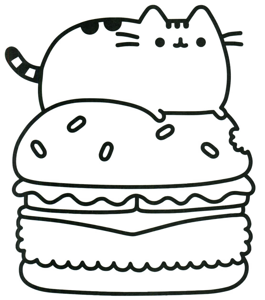 Kucing di Hamburger
