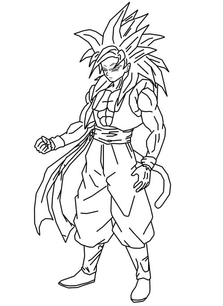 Lakarkan Gogeta SSJ4