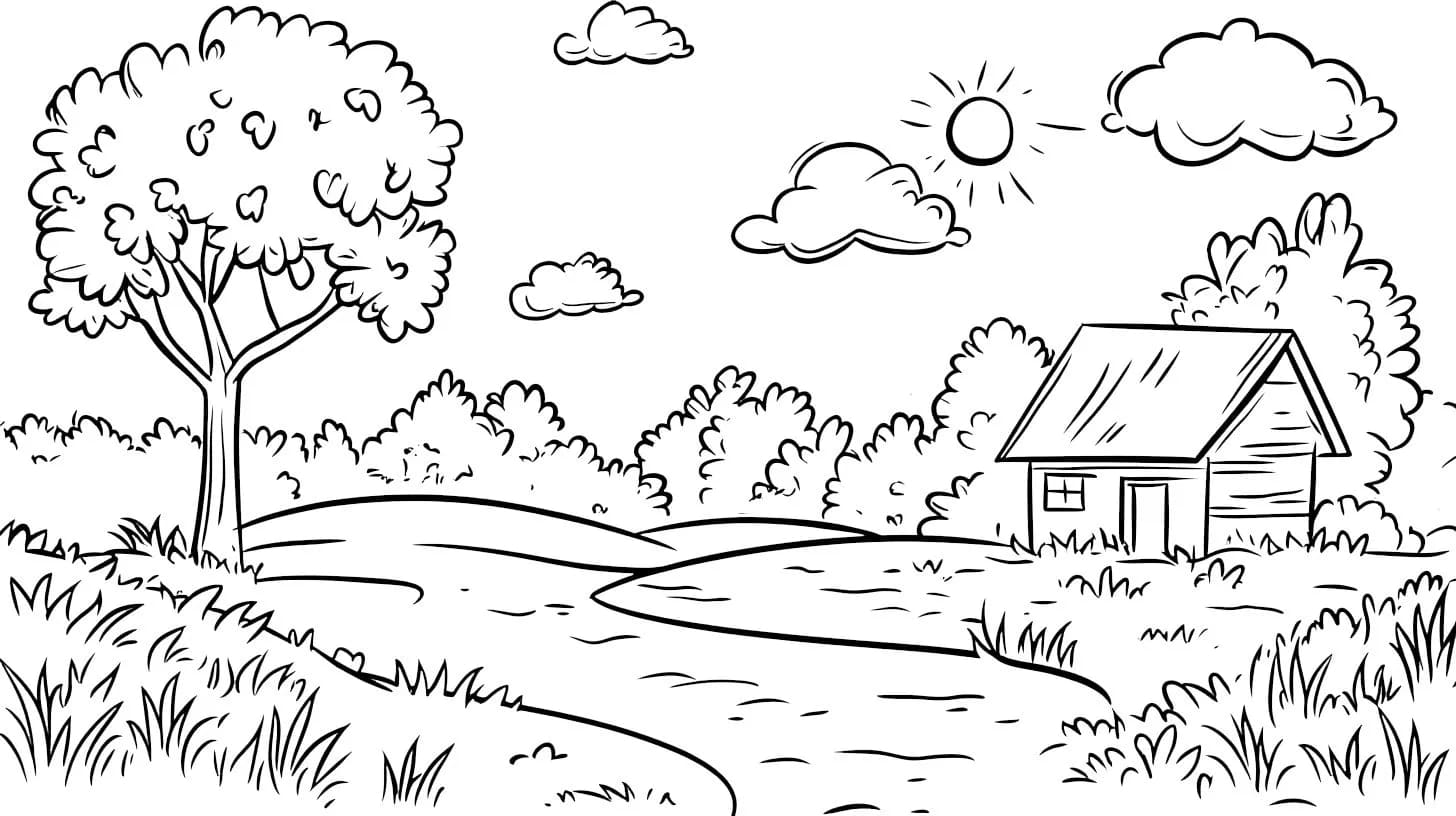 Lanskap gratis pedesaan